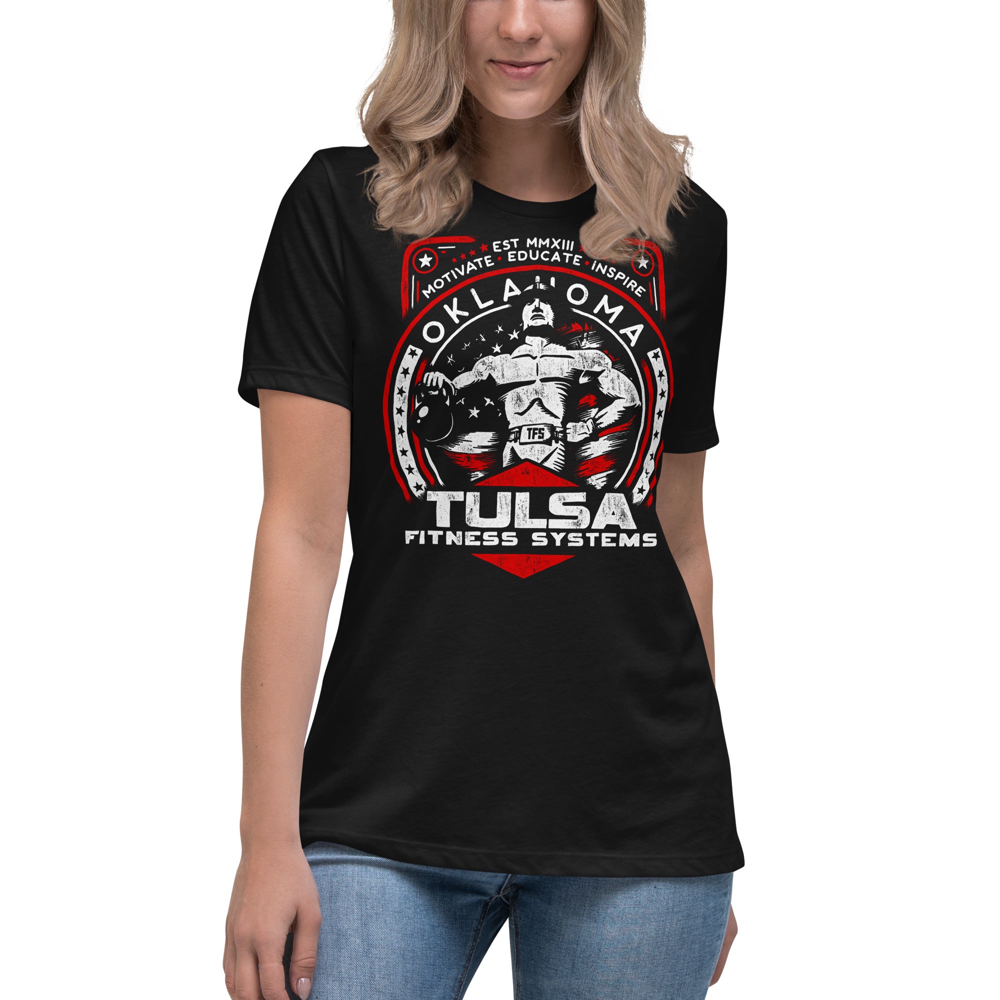 Tulsa Fitness | Women's Relaxed T-Shirt
