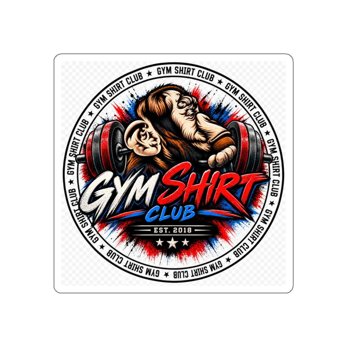 Gym Shirt Club Decal