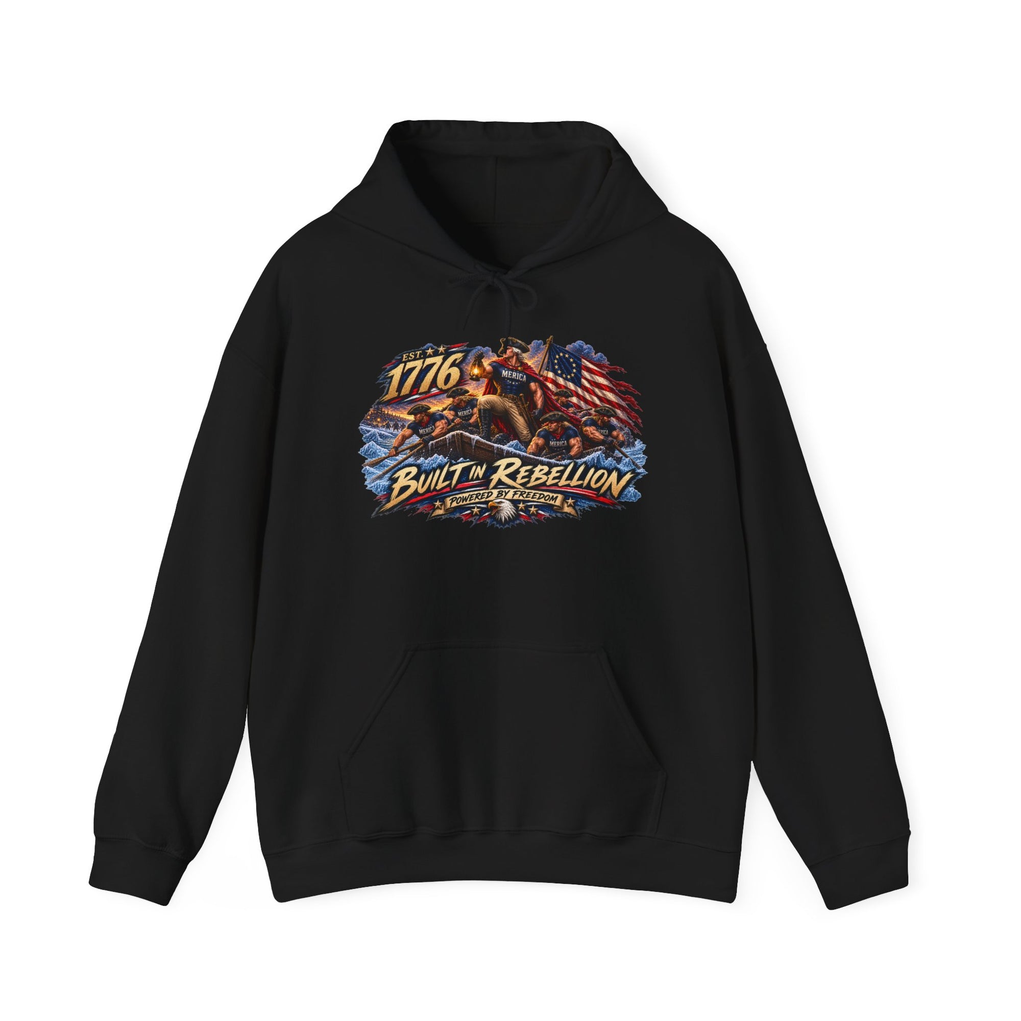 Built in Rebellion, Powered by Freedom Hoodie