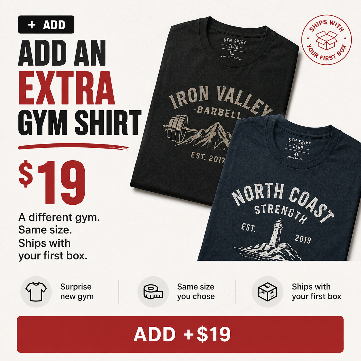 Extra Shirt From The Vault for Only $19