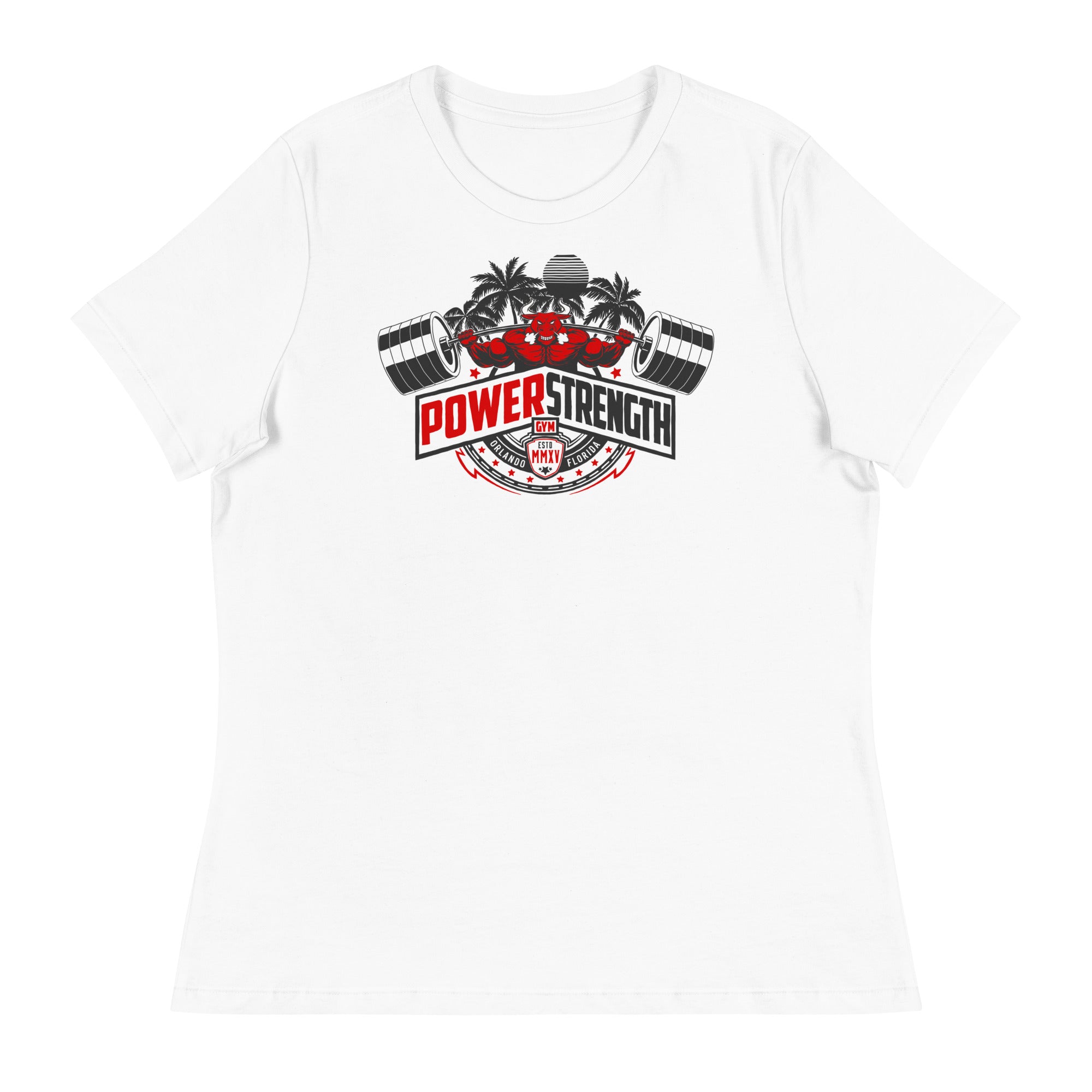 Power Strength Gym | Women's Relaxed T-Shirt